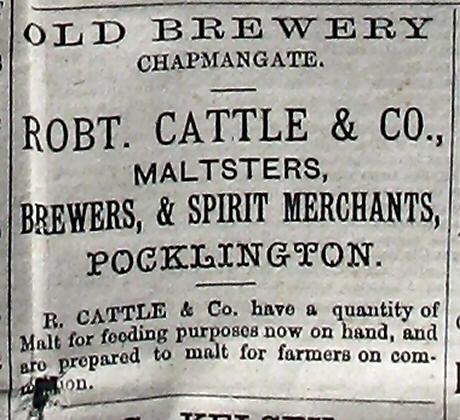 Early Brewery Advert